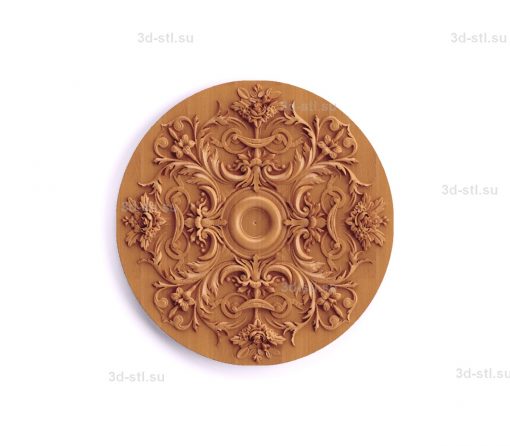 stl model of decorative Plate № 192