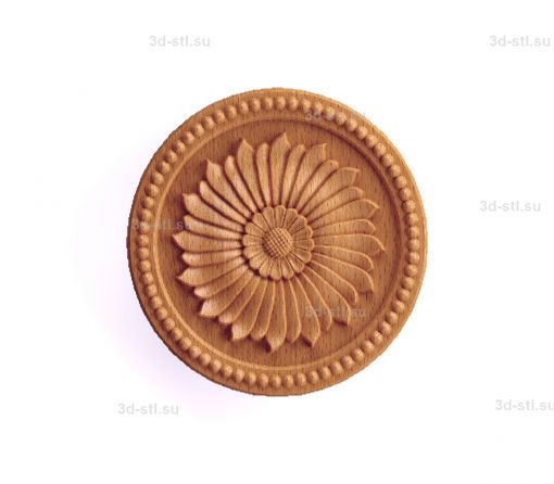 stl model of decorative Plate № 287