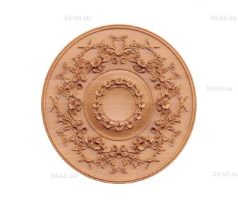 stl model of decorative Plate № 374