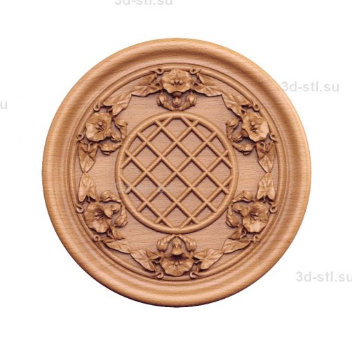 stl model of decorative Plate № 019