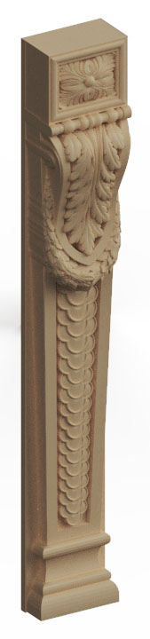 3d STL model-pillar № 049