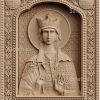 stl model is the icon of Saint Ludmila 