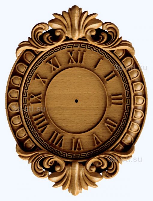 stl model Clock № 008