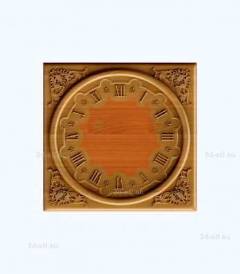 stl model Clock № 015 
