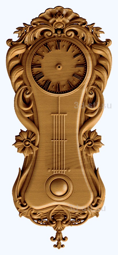 stl model Clock № 025