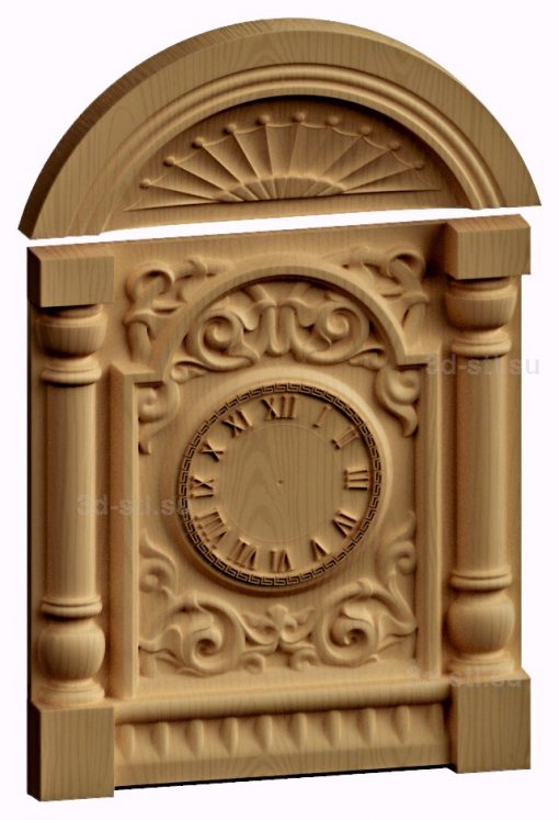 stl model Clock № 125