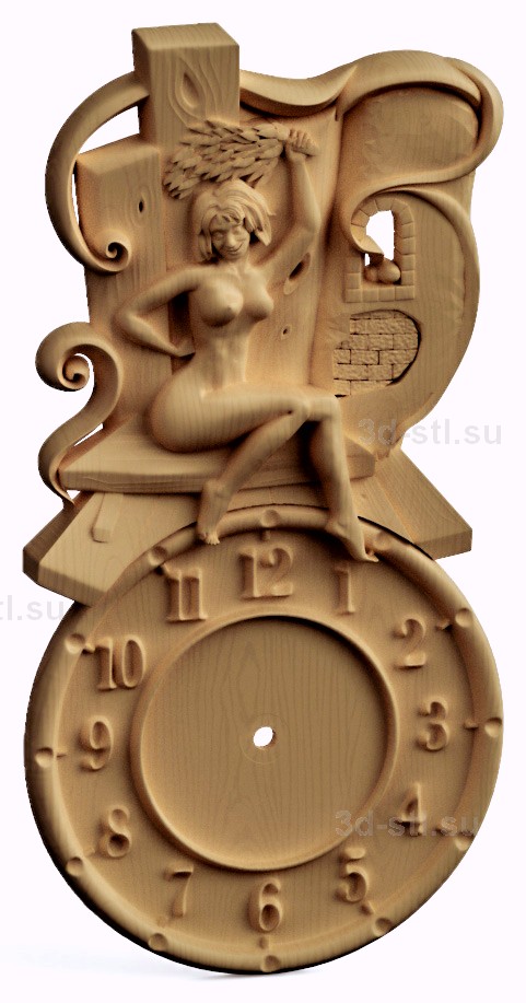 stl model Clock № 168