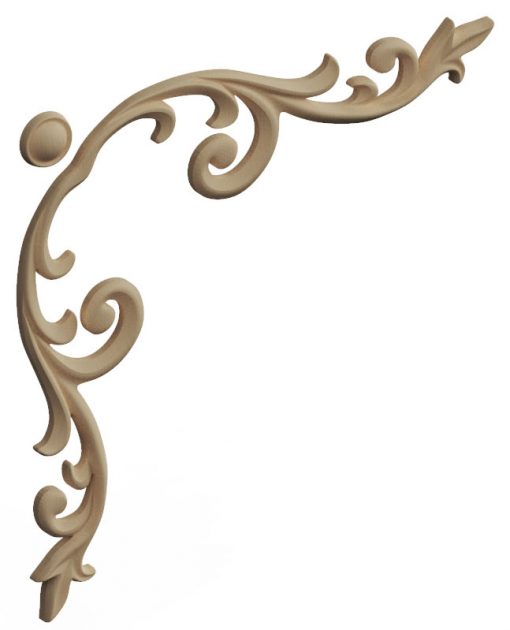 3d STL model-corner decor №055