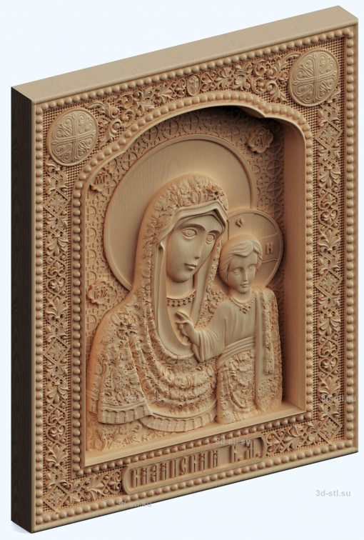 stl model icon of the Kazan Mother of God
