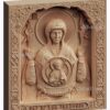 3d stl model- Icon of the Virgin the Sign