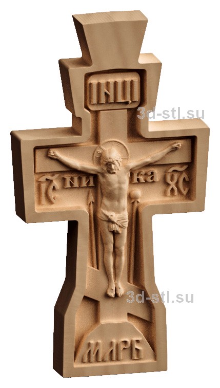 3d STL model-cross crucifixion #053