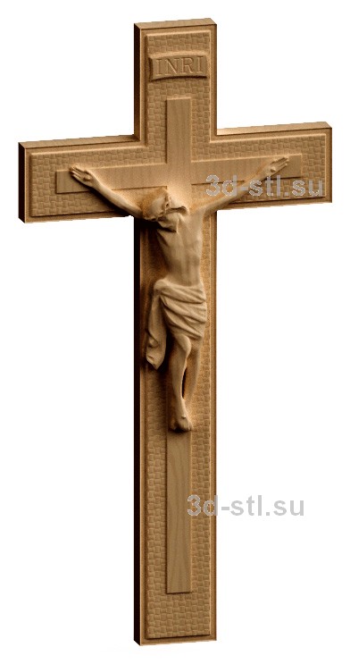 3d STL model-cross crucifixion No. 058