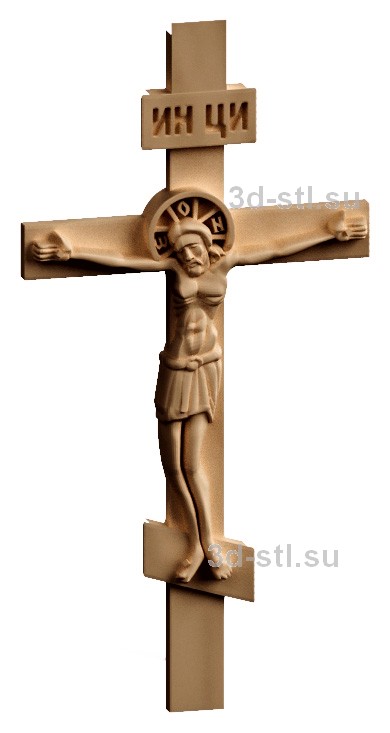 3d STL model-cross crucifixion No. 059