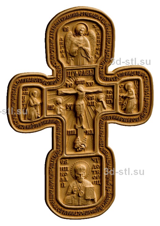 3d STL model-cross crucifixion #063